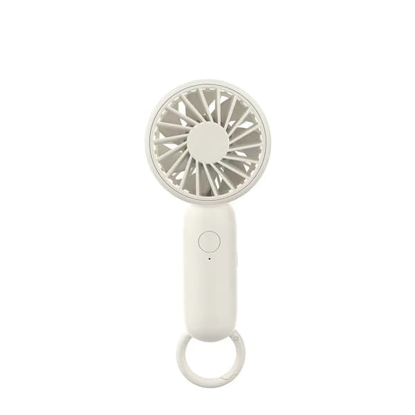 Bærbar Mini Ventilator, Håndventilator, Personlig USB Bordventilator Håndholdt Ventilator (Hvid1)