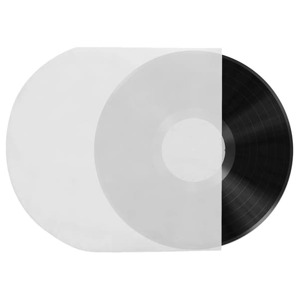 Antistatic Protective Sleeves for Vinyl Records and CD Players - 100 Pcs