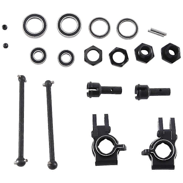 Metall RC Biltillbehör Styrspindel + Cvd + Kombinerare För Arrma 1/8 6s 1/7 Limitless F1 Infrac