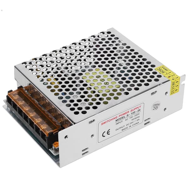 DC24V LED-skjerm Strip Light Switch Strømforsyningsdriveradapter i aluminiumslegering