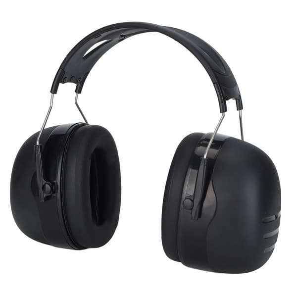 Black Noise-Cancelling Earmuffs - NRR 37dB