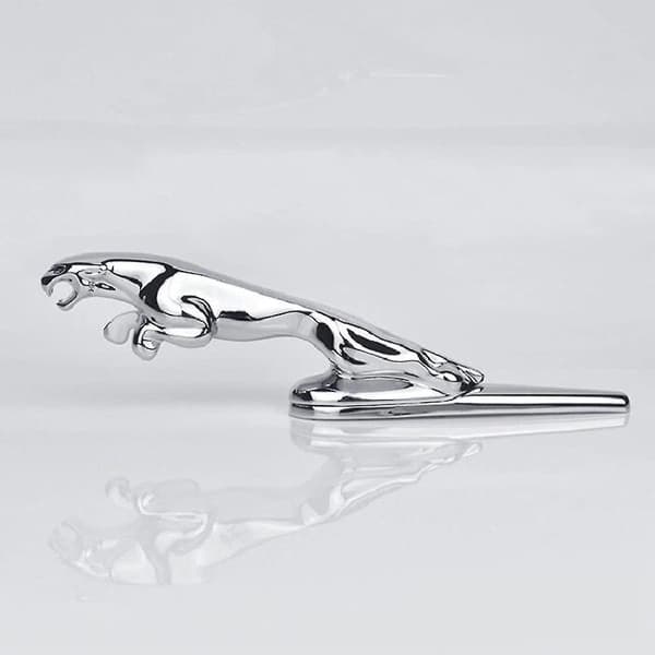 3D Emblem for Jaguar, Dekor til Bilens Panser, Chrome Eagle Badge, Biltilbehør