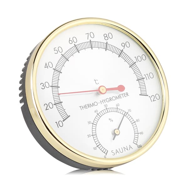 Metallurgisk dial indendørs termometer hygrometer hygro termometer sauna rum tilbehør