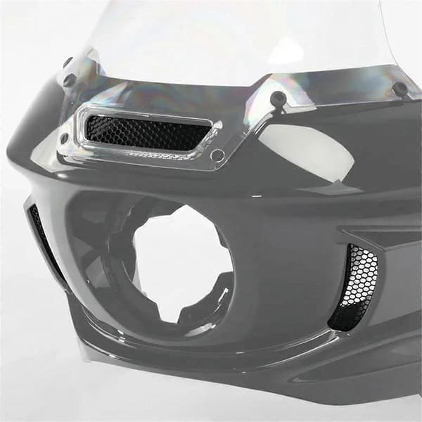 Motorcykel Fairing Mesh Vent Screen Batwing Accent Grill til Softail Low FXLRST 2022-2024