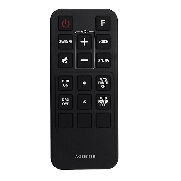 Erstatningsfjernkontroll Akb74815311 for LG Lydplanke Las260b Las160b Las454b 45a1-d