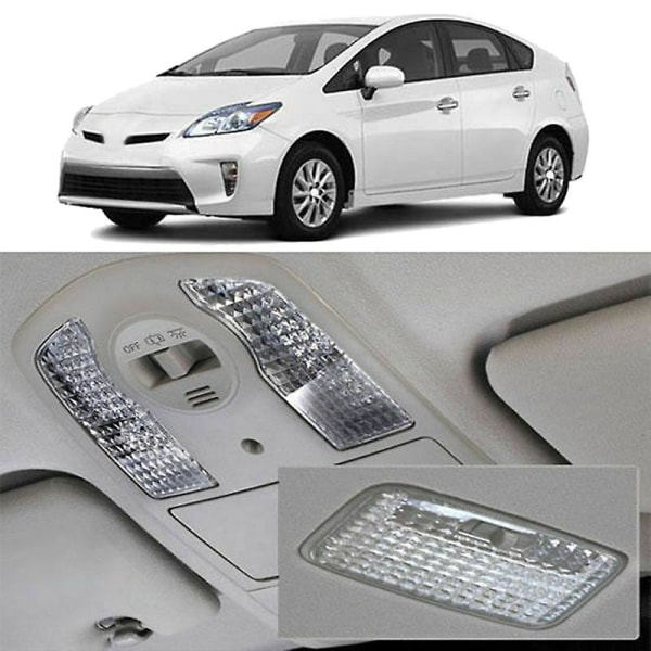 3 st kristallklara interiörkartor kupol ljusläslampa lock för Toyota Prius 2010 - 2015