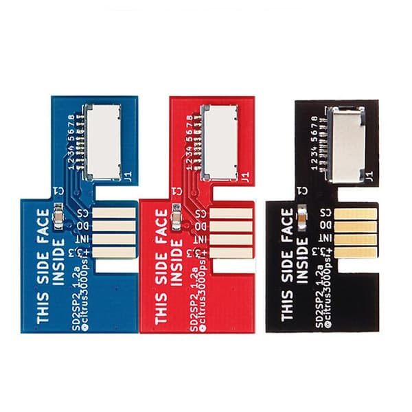 SD2SP2 Adapter TF Kortlæser Udskiftning + Boot Disc Mini CD til Nintend NTSC, Blå PAL