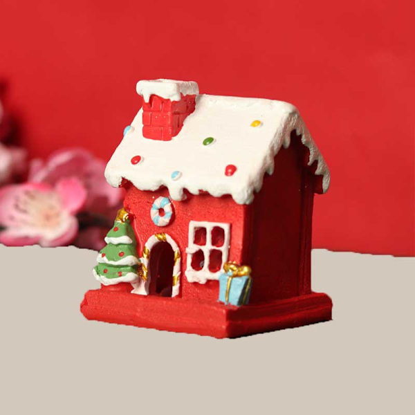 Julepynt, miniature landskab kontor skrivebords pynt, kreative julegaver stil: 2