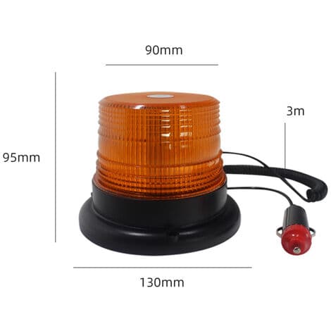 LED-beacon, oppladbar nødbelysning for biler