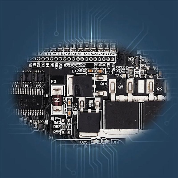 10S 36V BMS 15A Integrerat IC med Olika Portar för Scooter 18650 Batteri