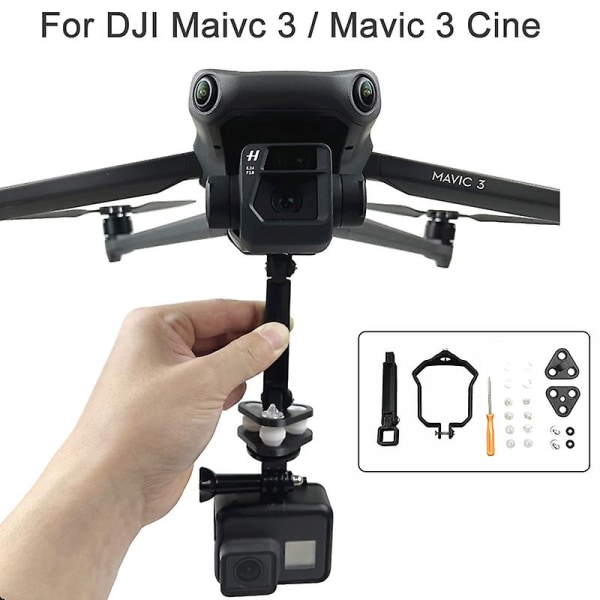 Kamera förlängd fäste Hållare Upper Mount Adapter för DJI Mavic 3 Cine Drone