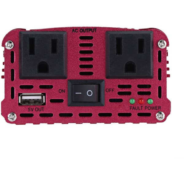 2000W Bilstrømomformer DC 12V til AC 110V, USB-laderadapter