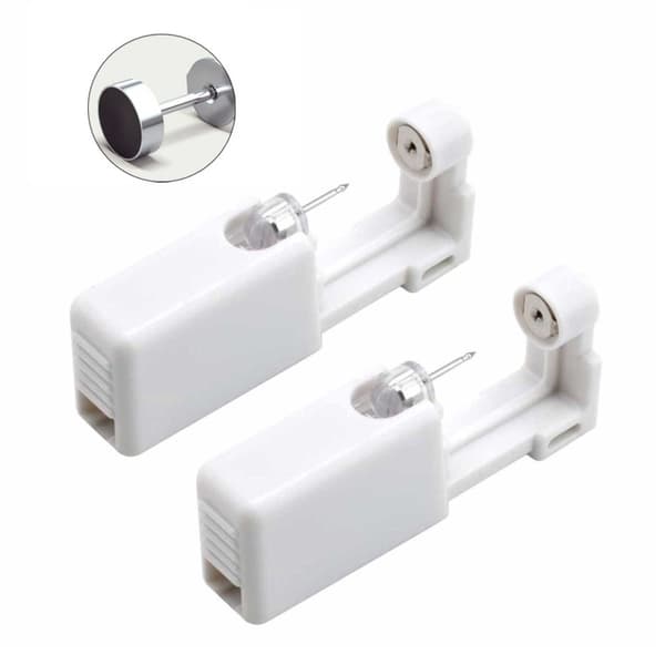2-pack Ear Piercing Healing Jewelry Fake Plug Piercing