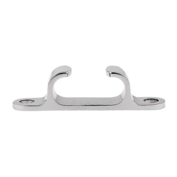 2 Stykker Rustfritt Stål Line Rett Fairlead Baugklyss Båt Pullert Seiling