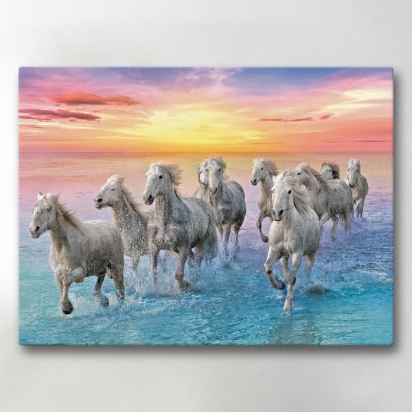 Lerretstrykk / Bilde - Hest - 40x30 cm - Lerret