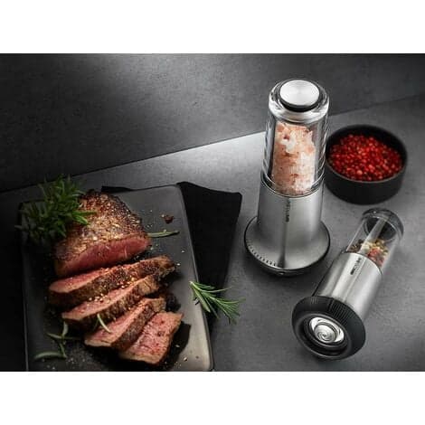 X-PLOSION® Salt- och pepparkvarn, Storlek L, Silver