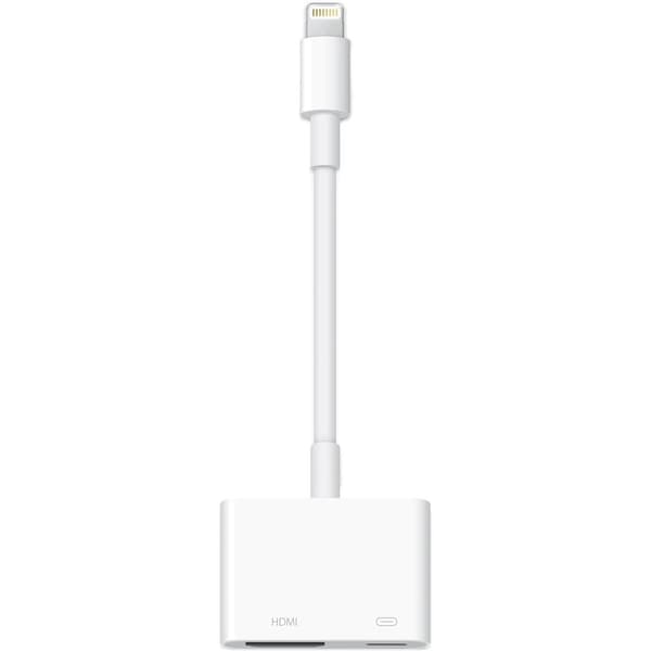 Digital AV-adapter til HDMI – kompatibel med iPhone / iPad (Lightning-port)