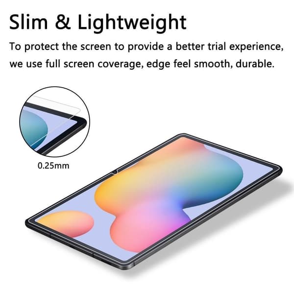 2x Tempered Glass Screen Protector for Samsung Galaxy Tab S7 Plus S8 Plus