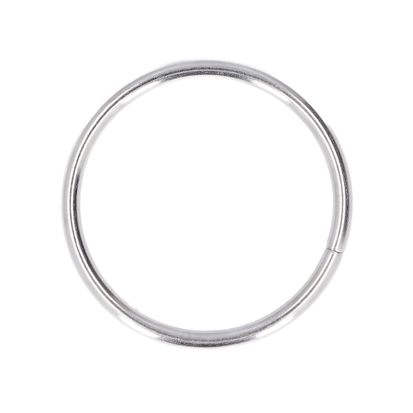 50 stk. Metalringe Jernmateriale Holdbart Robust Multifunktionelt Glansfuldt Lys Farve Metal O-ringe Til