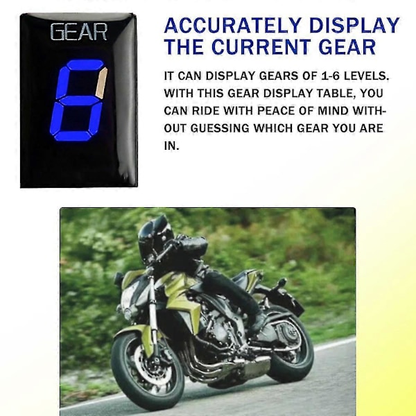 Växelindikator för Honda Hornet Cbr600 F F3 F4 F4i Cb600f Cbf500 Vfr800 Fi Cbr 900rr 919rr 929rr 954rr Shadow 750 Växelvisning
