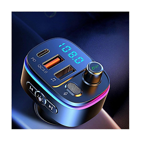 Ny Bil Bluetooth Mp3-spiller Lossless Bluetooth-samtale Multifunksjonell Bilspiller Billader 3.0 Fas