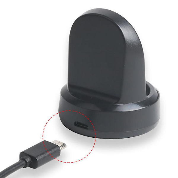 Lader for Samsung Gear Galaxy Smart Watch 42mm/46mm Dokkestasjon USB Ladingkabel