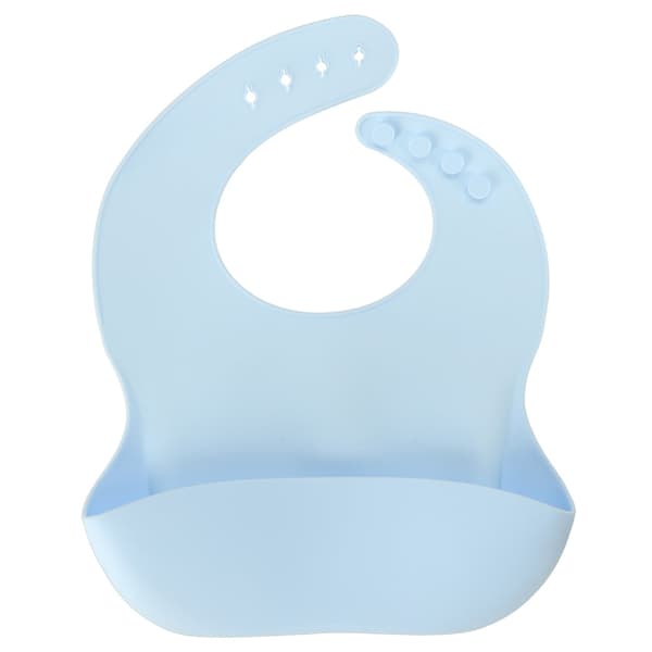 Silicone Dinnerware Set for Children, 4-Piece Blue with Bear Motif, Fork, Spoon, Teaspoon