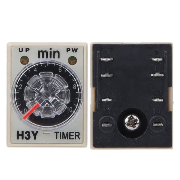 High Precision Time Relay - H3Y-2, 8 Pin, 0-10 Minutes, 110VAC