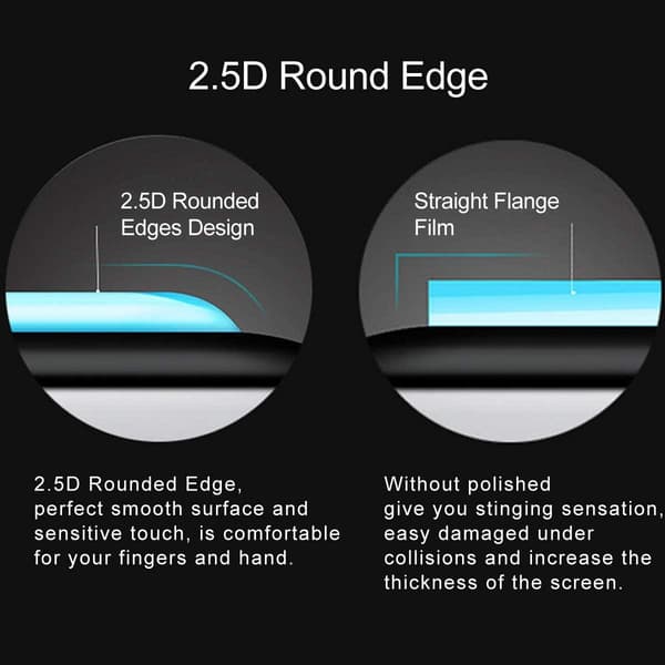 3x Tempered Glass Screen Protector iPhone 12 Pro / iPhone 12 Covers the entire screen