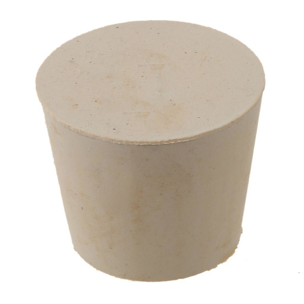 Nye Gummistop Propper Laboratorium Solid Hul Stop -Indsætning Tætningsprop 7# 28*37mm