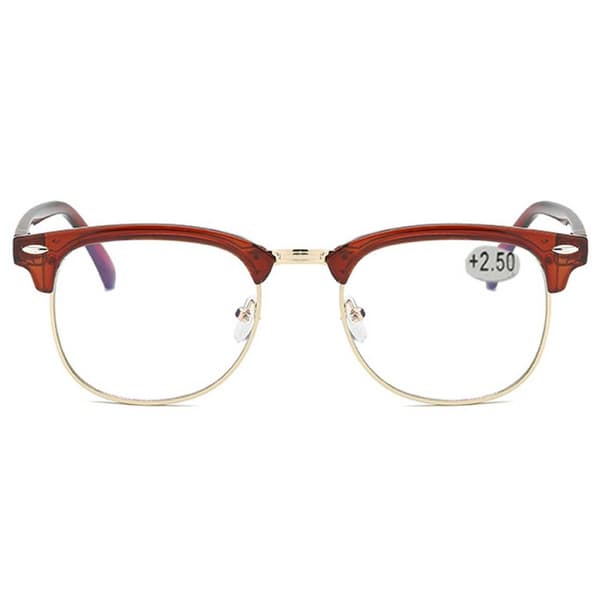 Lesebriller Clubmaster Styrke 1.0 Brun