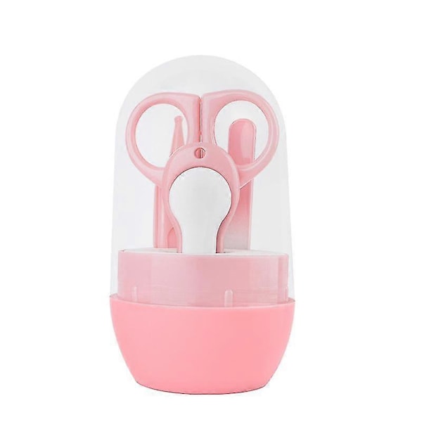 Manikyrset Nagelklippare 4 I 1 Djur Cartoon Baby Nagelklippare Hink Nagelklippare