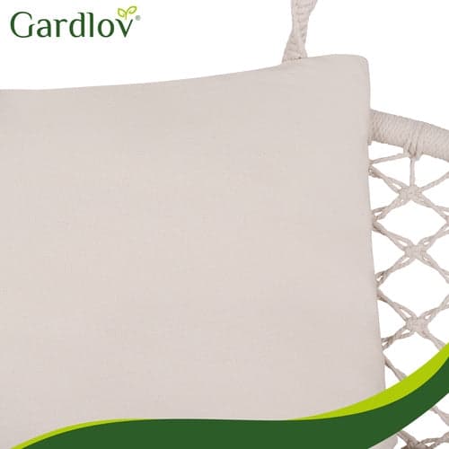 Hammock Cushion Set 3 Pieces for Stork's Nest Double Hammock Cream