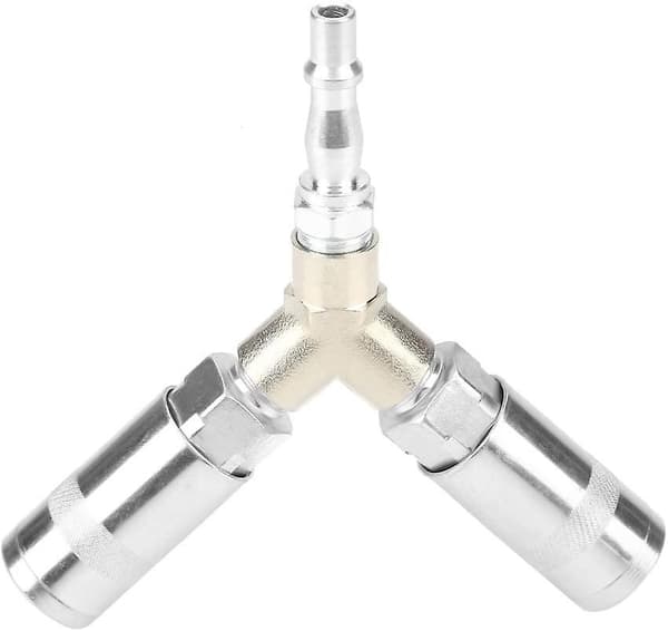 1/4\" Bsp Y-liitin 3-tie Pikaliitin Ilmapumpun kompressorille