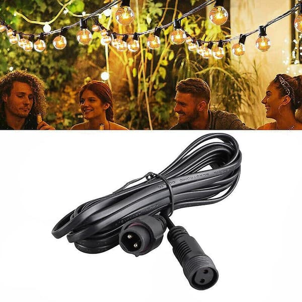 Förlängningskabel för G40 Clear Outdoor Garden Globe Festoon String Light