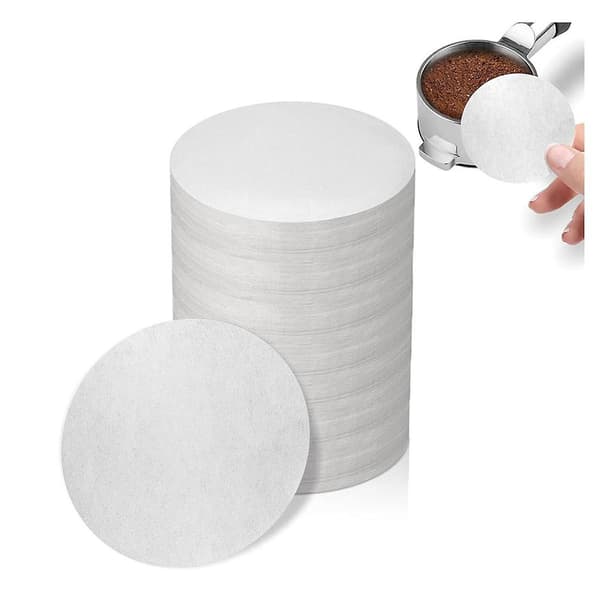 Espresso Filterpapper 58mm - 800 st Blanschade Kaffefilter för Espressomaskin - Portafilter Espresso Filter