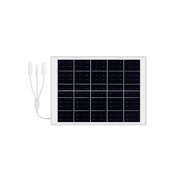 Solcellepanel 8W Solcellepanel Lading IP65 Vanntett med 3i1 Kabel for 5V Batterikamera Lavt Strømforbruk C