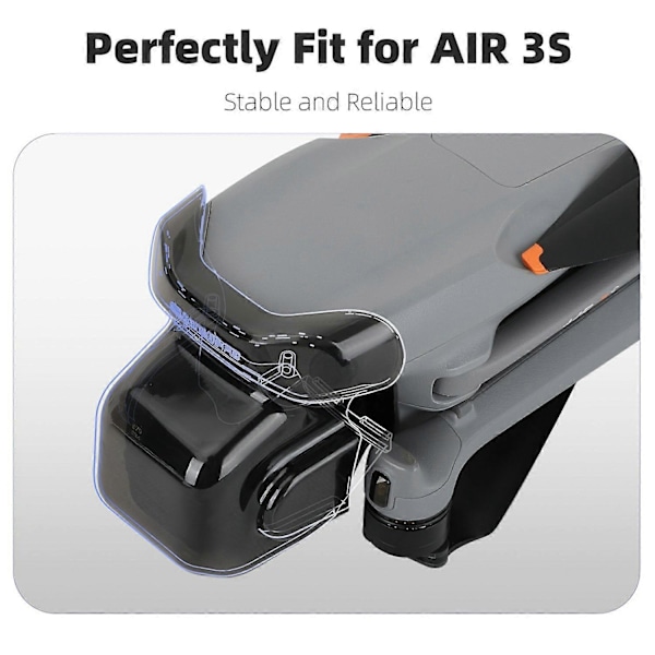 SUNNYLIFE A3S-G913 För DJI Air 3S Gimbal Kameralinsskydd Anti-Rep Plastskydd