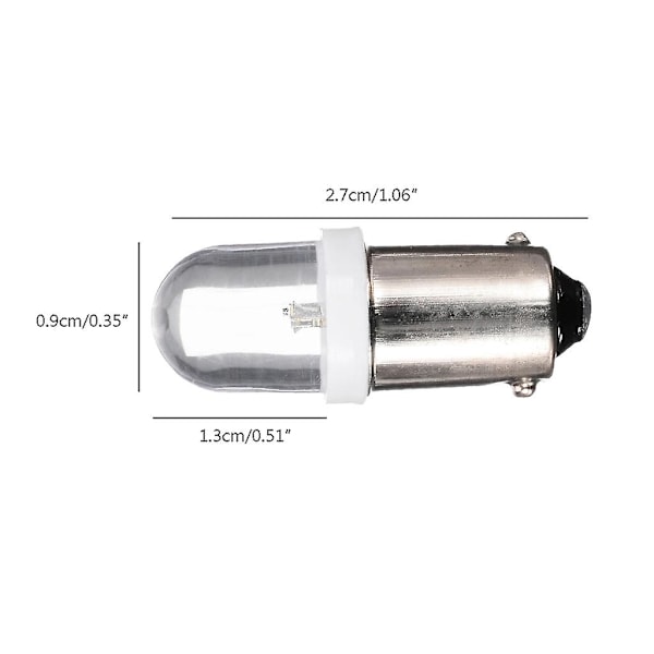 20 kpl 12V Auton Vilkkuvalo Kojelaudan Polttimo T10 T11 Ba9s T4w 1895 Led-Polttimo