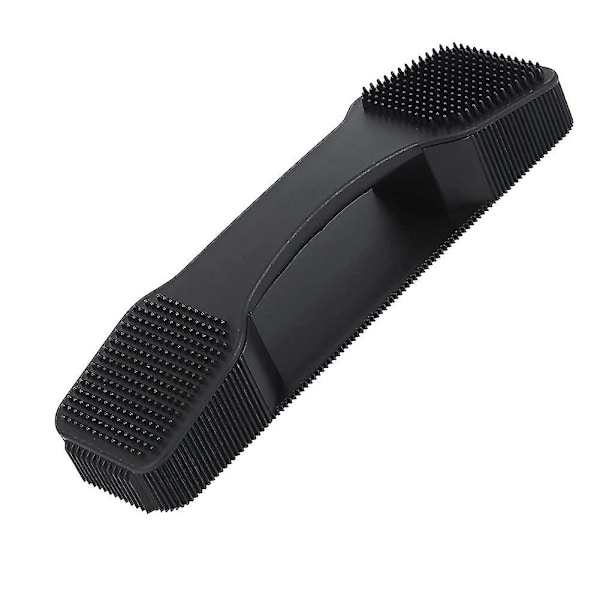 Professionell Djurhäst Grooming Stiff Body Hästborste, Svart