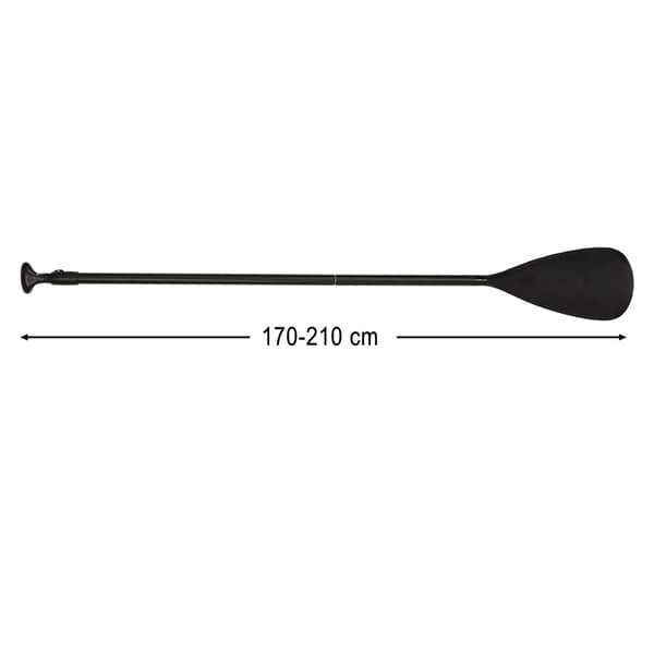 SUP paddle adjustable 170-210 cm foldable 2-piece black
