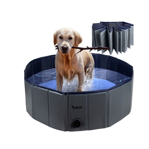 Hundebasseng Sammenleggbart - 100x30cm