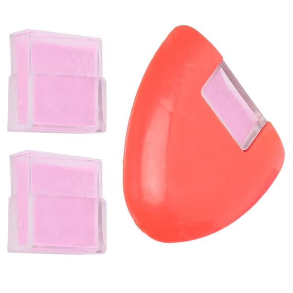 Triangular Cutting Fabric - Accessories for Professional Tailor's Chalk and Embroidery (Red)