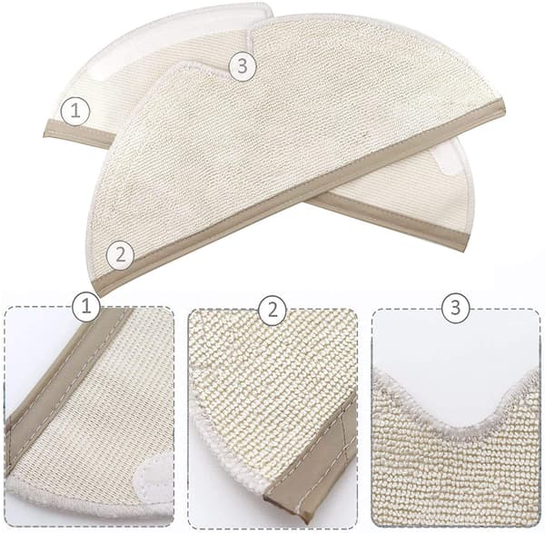 10 stk. moppeklude til Xiaomi Roborock S5 S50 S51 S55 S6 MAXV S5 MAX