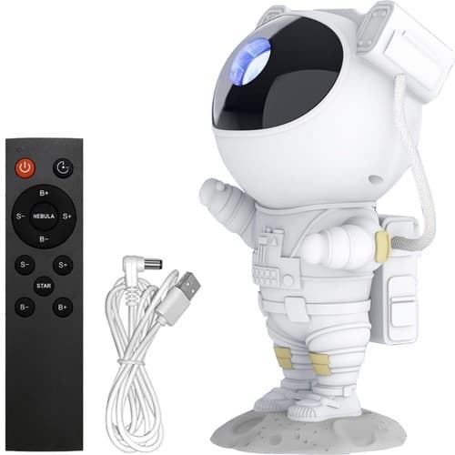 Astronaut Night Light with Remote Control – Star Projector and Galaxy Light