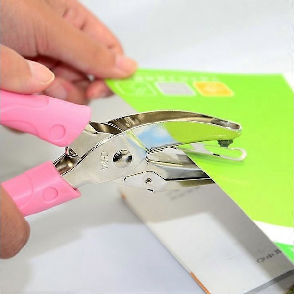 1 Hålslag, Enkelt Hålslag, 5 Arks Kapacitet, Klassisk Kontorshålslag för Papper, DIY Hantverk, Perfekt för Hemmakontor Skolmaterial