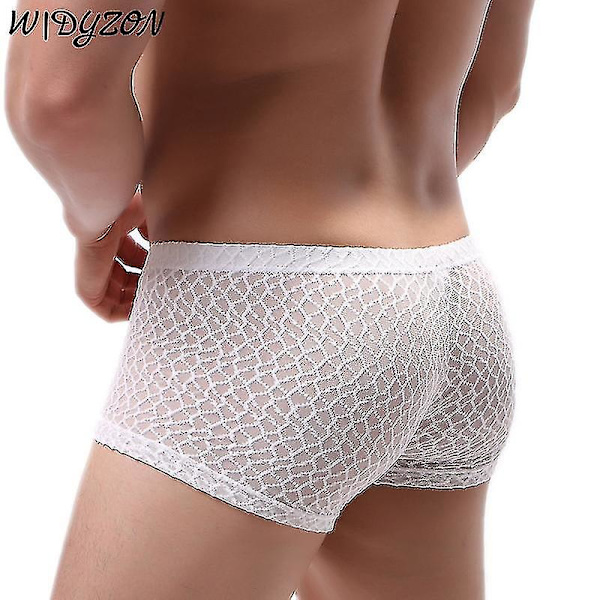 Menn Bokser Sexy Undertøy Menn Blonder Pustende Boksershorts Underbukser Mann Solid Boksere Hombre Bokser S