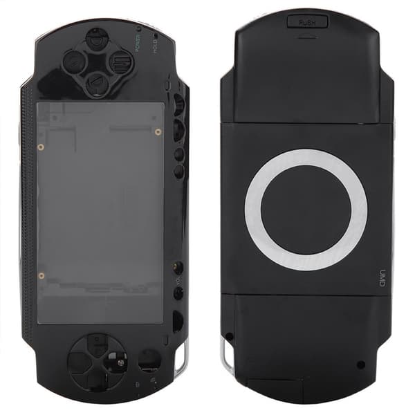 Komplet udskiftningsskal til PSP 1000 - Sort