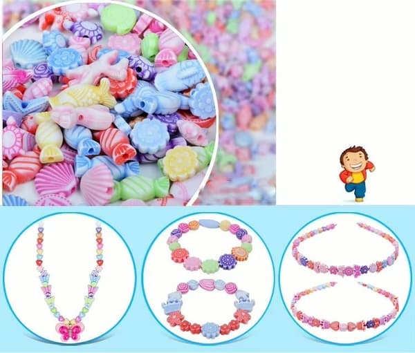 DIY Bead Box with Acrylic Beads – 700 Beads for