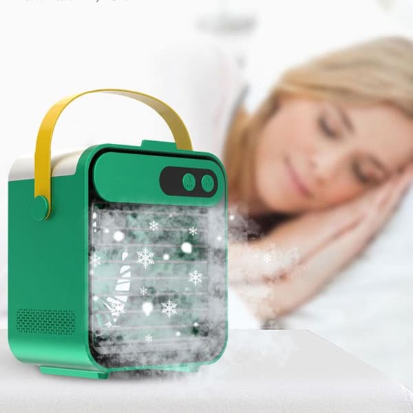 Mini Køleskab - TD® - 2400mah - Bærbar - Tre Luftstrømme - Befugtning